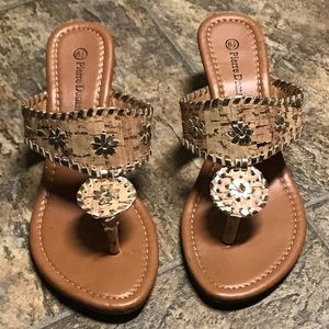 Pierre Dumas wedge sandals